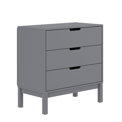 Dallas Wooden 3-Drawer Dresser for Bedroom, Chest of Drawers for Kids - View 1