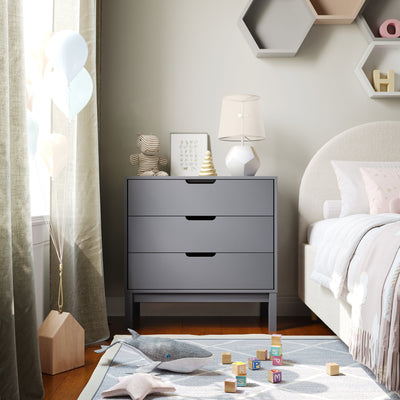 Dallas Wooden 3-Drawer Dresser for Bedroom, Chest of Drawers for Kids - View 2