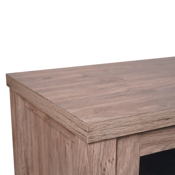 Brown |#| 59" Engineered Wood Buffet Sideboard Storage Cabinet w/ 2 Drawers, Doors in Brn