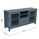 Teal |#| 59" Engineered Wood Buffet Sideboard Storage Cabinet w/ 2 Drawers, Doors in Teal