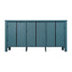 Teal |#| 59" Engineered Wood Buffet Sideboard Storage Cabinet w/ 2 Drawers, Doors in Teal