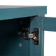 Teal |#| 59" Engineered Wood Buffet Sideboard Storage Cabinet w/ 2 Drawers, Doors in Teal