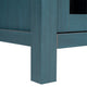 Teal |#| 59" Engineered Wood Buffet Sideboard Storage Cabinet w/ 2 Drawers, Doors in Teal