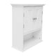 White |#| Farmhouse Wall Mount Medicine Cabinet with Adjustable Shelf and Dual Doors-White