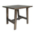 Eli Solid Wood Farmhouse End Table, Trestle Style Accent Table