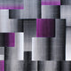 Purple,6' x 9' |#| Modern Geometric Style Color Blocked Indoor Area Rug - Purple - 6' x 9'