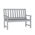 Ellsworth Commercial Grade All Weather Indoor/Outdoor Recycled HDPE Bench with Contoured Seat