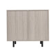 Gray |#| Classic Sideboard and Bar Cabinet with Open and Closed Storage - Gray