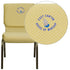 Embroidered HERCULES Series 18.5''W Stacking Church Chair