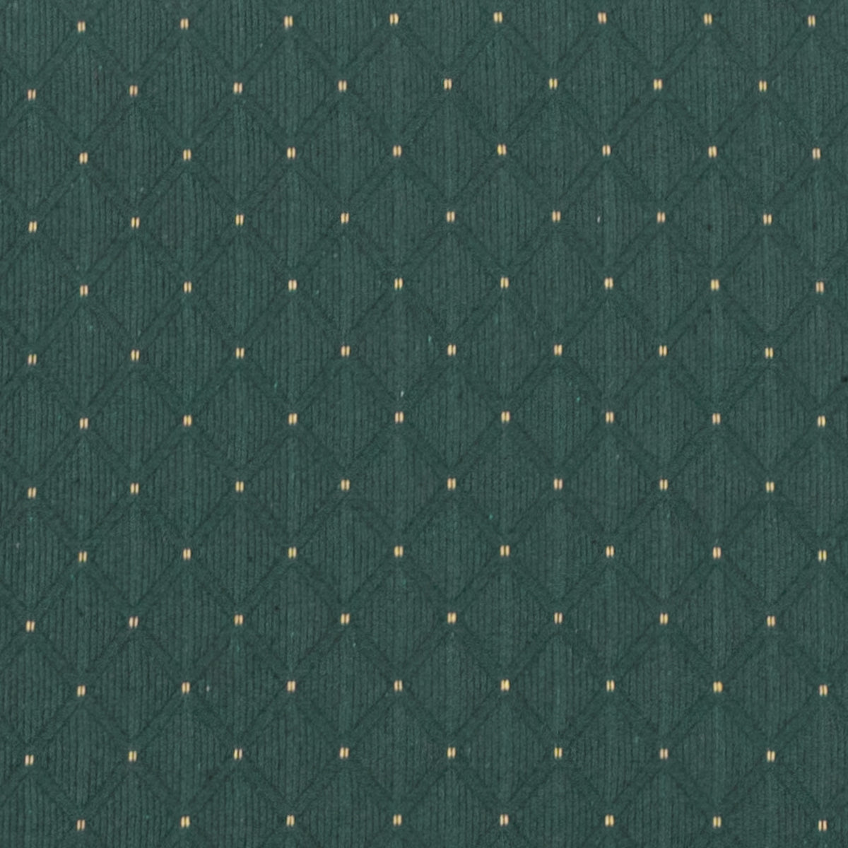 Hunter Green Dot Patterned Fabric/Gold Vein Frame |#| EMB 21inchW Church Chair in Hunter Green Dot Patterned Fabric with Book Rack