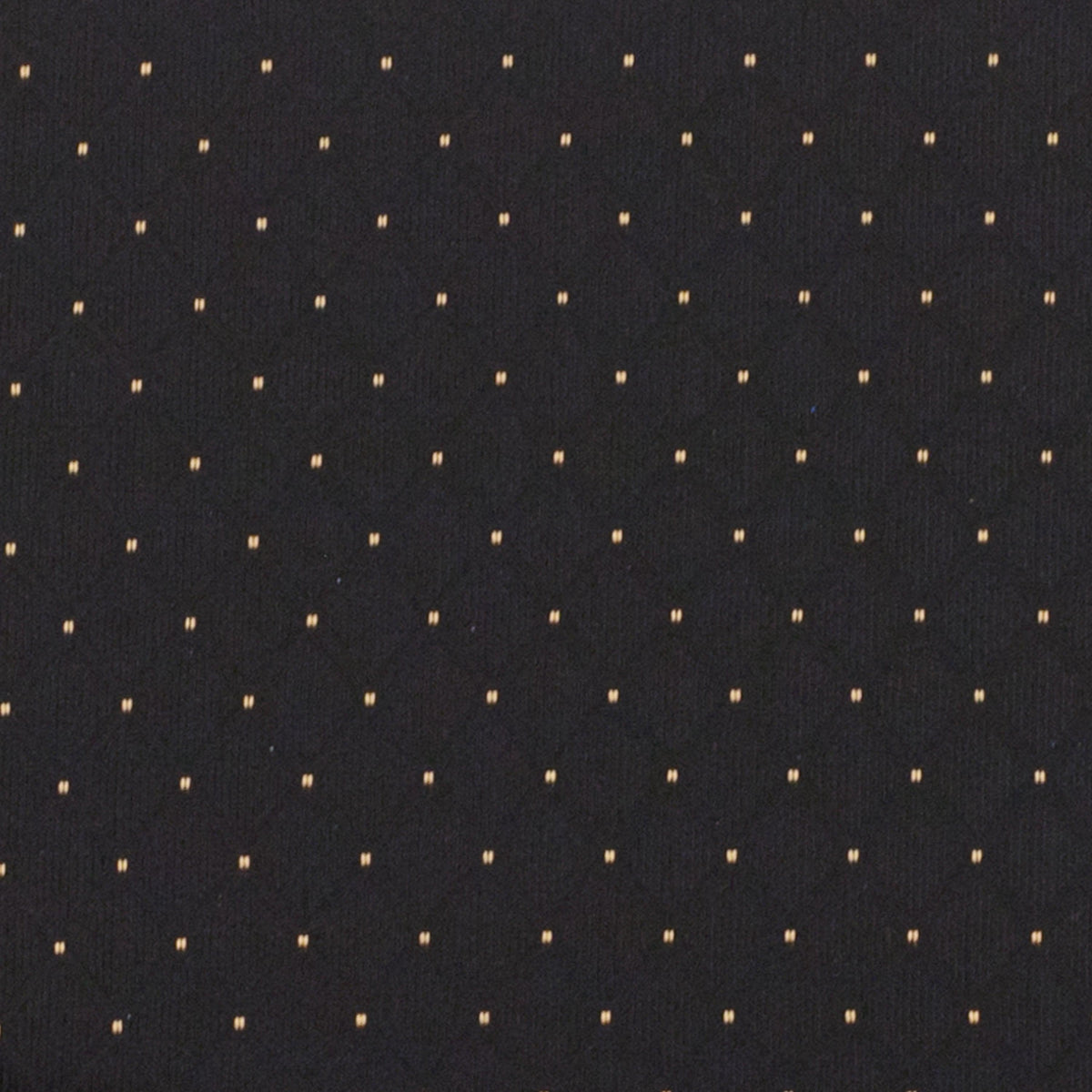 Black Dot Patterned Fabric/Gold Vein Frame |#| EMB 21inchW Stacking Church Chair in Black Dot Patterned Fabric - Gold Vein Frame