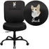 Embroidered HERCULES Series Big & Tall 400 lb. Rated Executive Swivel Ergonomic Office Chair with Rectangular Back