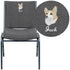 Embroidered HERCULES Series Heavy Duty Stack Chair