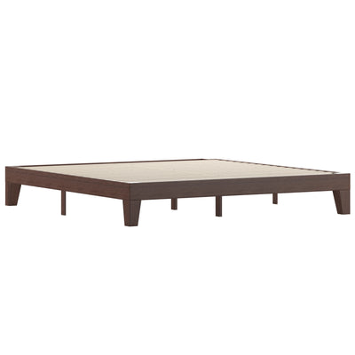 Evelyn Wood Platform Bed with Wooden Support Slats, No Box Spring Required