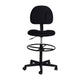 Black |#| Black Fabric Drafting Chair (Cylinders: 22.5inch-27inchH or 26inch-30.5inchH)