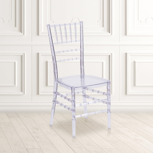 Crystal Ice |#| Crystal Ice Stacking Chiavari Chair - Event Seating - Stack Chairs