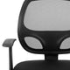 Black |#| Flash Fundamentals Mid-Back Black Mesh Swivel Ergonomic Task Office Chair - Arms