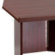 Foldable Tabletop Lectern in Mahogany - Slanted Top with Ledge