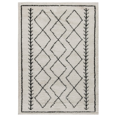 Geometric Style Bohemian Shag Area Rug