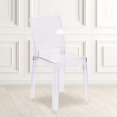 Ghost Chair with Square Back - View 2
