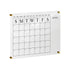 Grayson Acrylic Wall Calendar with Notes with Dry Erase Marker and Mounting Hardware, 24" x 18", w/Black Print