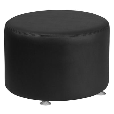 HERCULES Alon Series LeatherSoft 24'' Round Ottoman