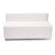 Melrose White |#| 10 PC White LeatherSoft Modular Reception Configuration w/Taut Back &Seat