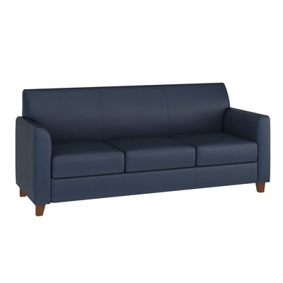 HERCULES Diplomat Series LeatherSoft Sofa with Clean Line Stitched Frame - View 1