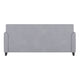 Gray |#| Gray LeatherSoft Sofa with Clean Line Stitched Frame - Reception Seating