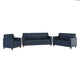 Navy |#| Reception Set in Navy with Clean Line Stitched Frame - Hospitality Seating
