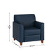 Navy |#| Reception Set in Navy with Clean Line Stitched Frame - Hospitality Seating