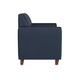 Navy |#| Reception Set in Navy with Clean Line Stitched Frame - Hospitality Seating