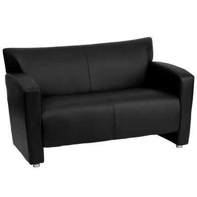HERCULES Majesty Series LeatherSoft Loveseat with Extended Panel Arms - View 1