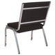 Black Fabric |#| 1000 lb. Rated Black Fabric Bariatric Medical Reception Chair