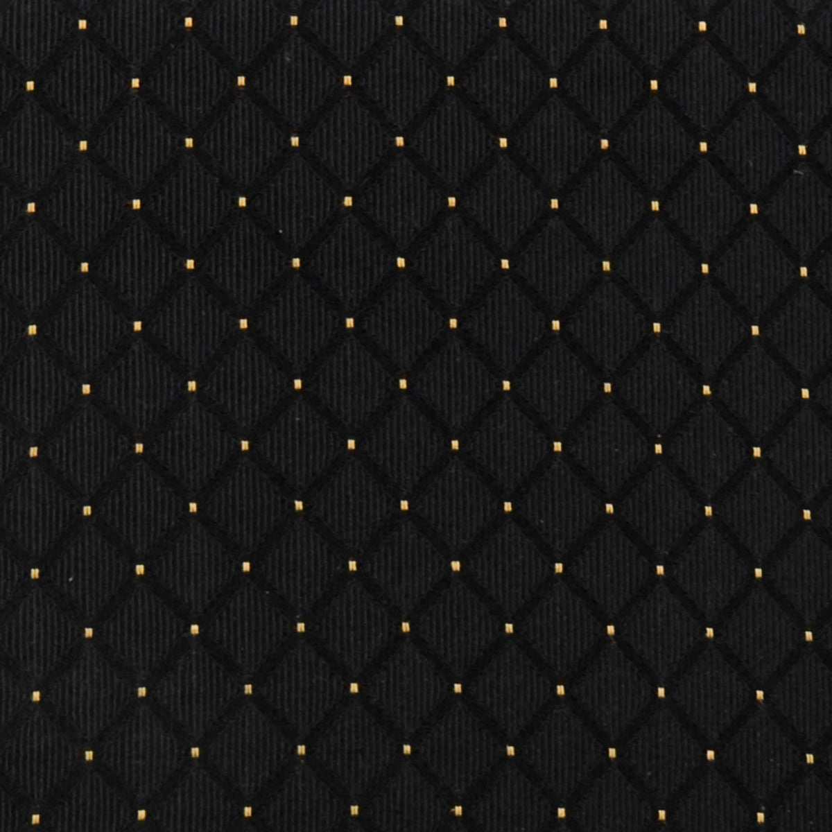 Black Dot Patterned Fabric/Gold Vein Frame |#| 18.5inchW Church Chair in Black Dot Patterned Fabric w/Book Rack - Gold Vein Frame