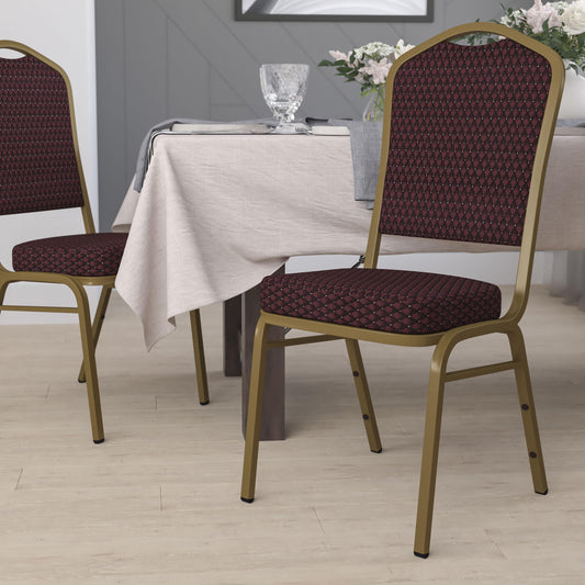 HERCULES Series Crown Back Stacking Banquet Chair