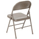 Gray |#| Double Braced Gray Metal Folding Chair - Event Chair - Portable Chair