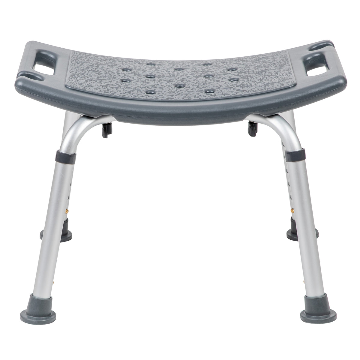 Gray |#| Tool-Free 300 Lb. Capacity, Adjustable Gray Bath & Shower Chair w/ Non-slip Feet