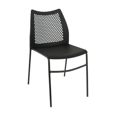 Stackable Chair with Vented Back and Waterfall Seat - View 1