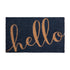 Harbold 18" x 30" Indoor/Outdoor Coir Doormat with Hello Message and Non-Slip Backing