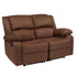 Harmony Series Loveseat with Two Built-In Recliners