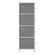 Gray Drawers/White Frame |#| 4 Drawer Dresser-White Wood Top/White Iron Frame/Gray Drawers with White Handles
