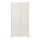 White |#| Farmhouse Storage Cabinet with Adjustable Shelves and Sliding Barn Door - White