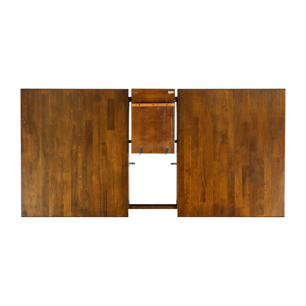 Brown Matte |#| Commercial Grade 72" Dining Table with 12" Hideaway Extension in Matte Brown