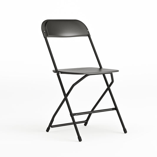 Hercules Series Plastic Folding Chair - 650LB Weight Capacity