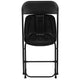 Black |#| Folding Chair - Black Plastic – 650LB Weight Capacity - Event Chair
