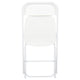 White |#| Folding Chair - White Plastic – 650LB Weight Capacity - Event Chair