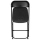 Black |#| Folding Chair - Black Plastic – 650LB Weight Capacity - Event Chair