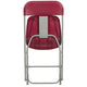 Red |#| Folding Chair - Red Plastic – 650LB Weight Capacity - Event Chair