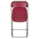 Red |#| Folding Chair - Red Plastic – 650LB Weight Capacity - Event Chair
